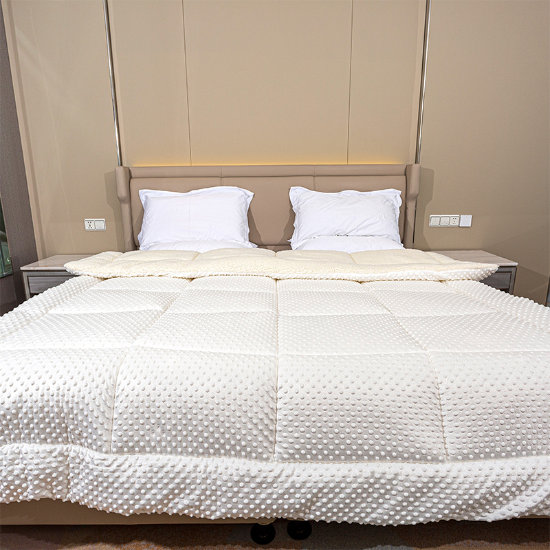 Морки точки ягненка флисовые флисовые утешитель, двойная ткань супер мягкая теплое пуховое бархатное бархатное толстое теплое зимнее стеганое одеяло